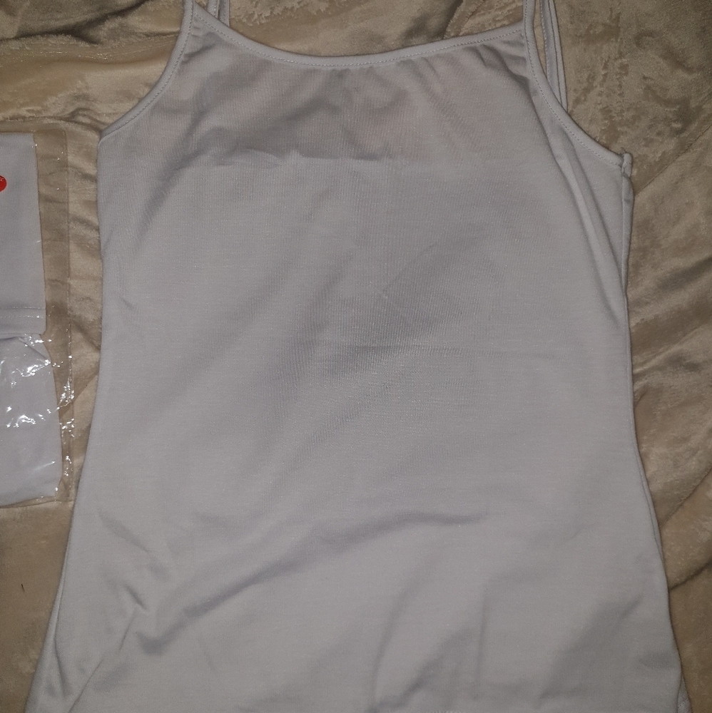 4 Pack White Camisole Tank Tops♡All NEW!!!